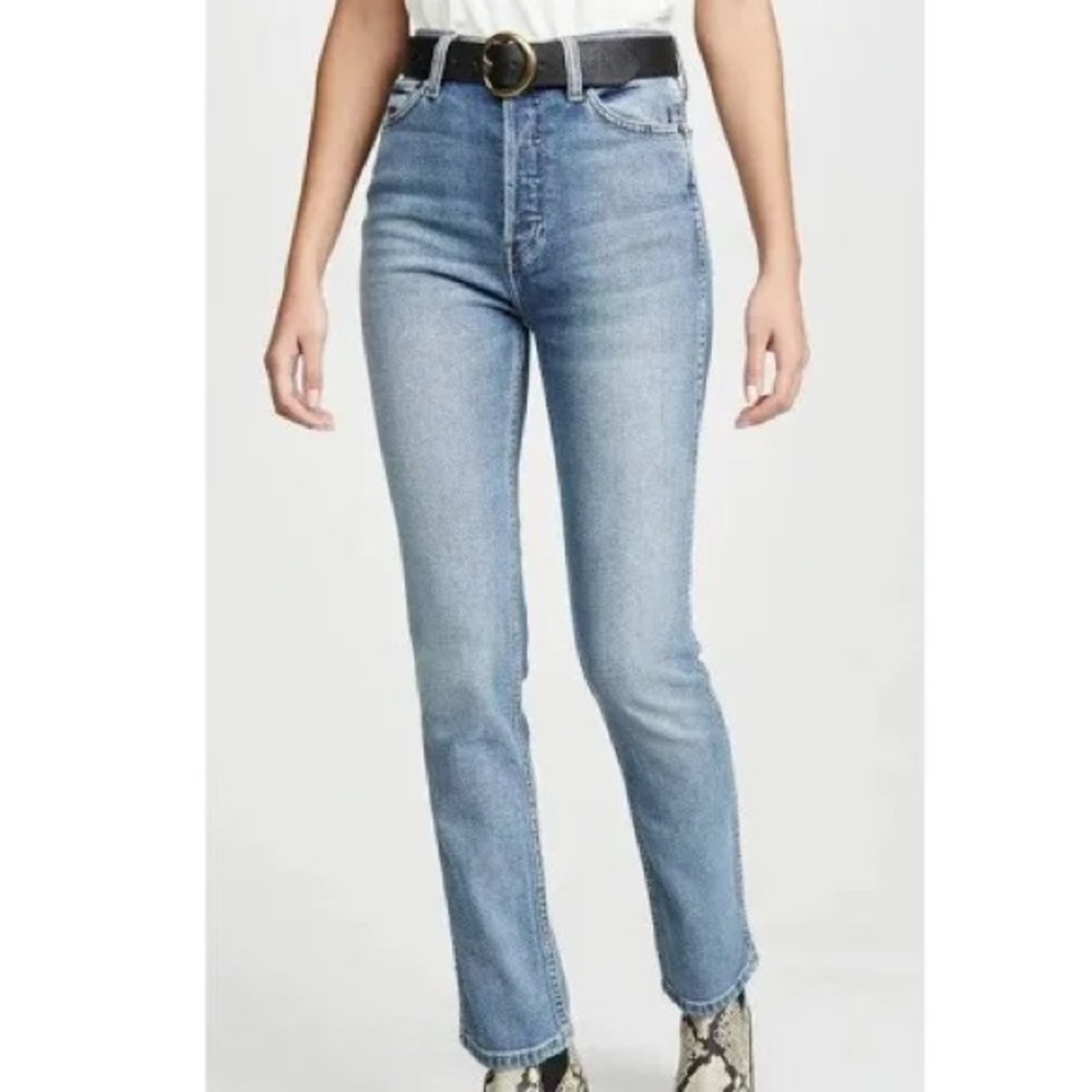 NWT- RE/DONE Double Needle Long Comfort Stretch Jean || HAZEY INDIGO